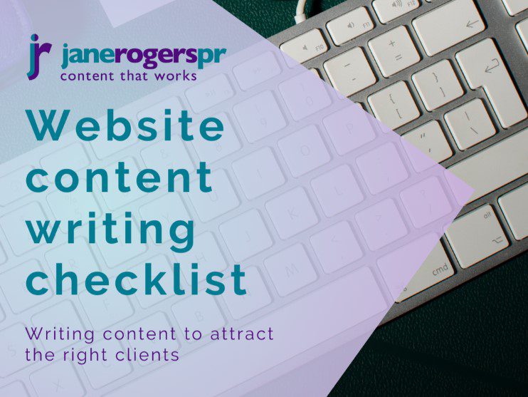 Website content writing checklist cover image