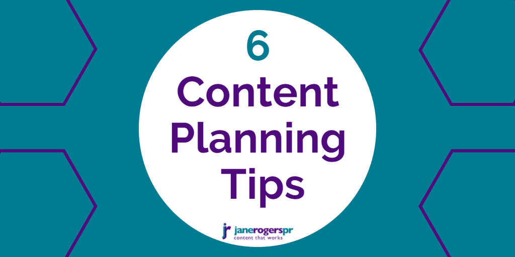 Content planning tips