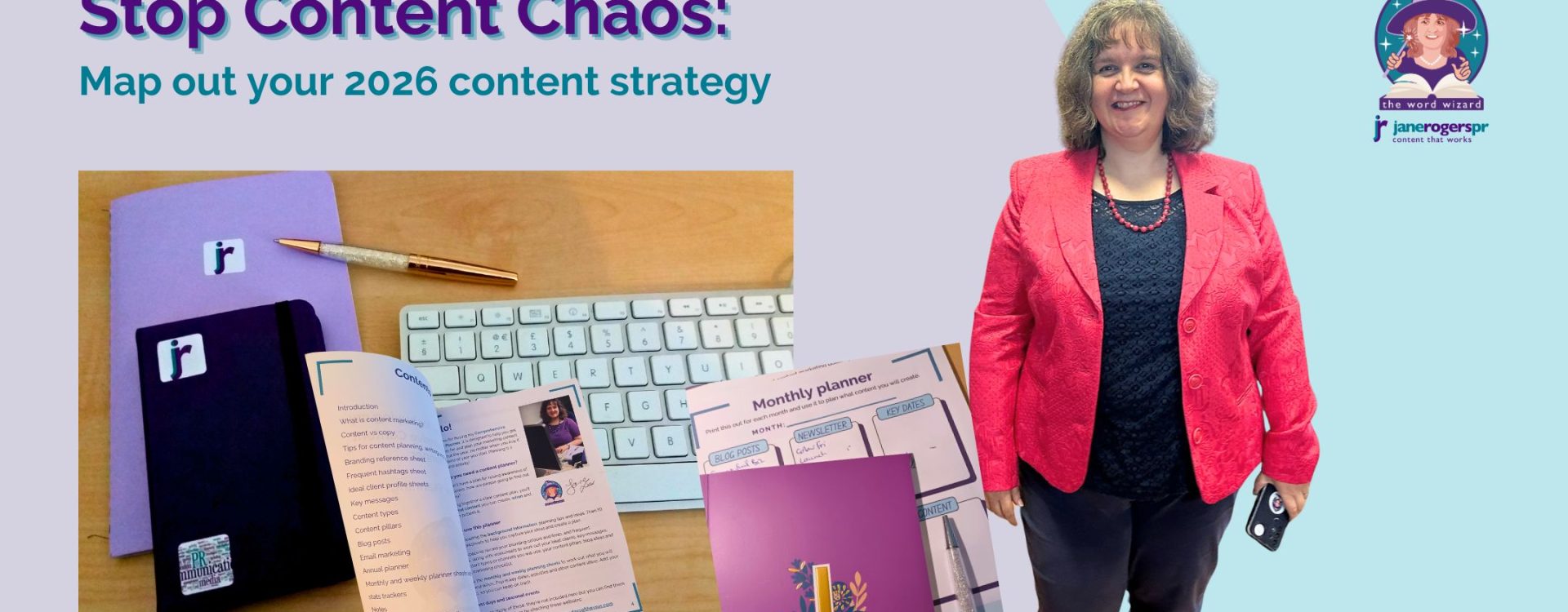 Stop content chaos - Jane Rogers content planning workshop